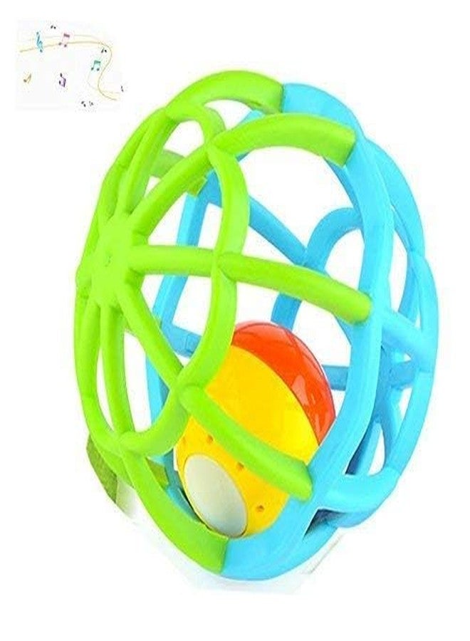 BLISSBORN Rattle Ball for Babies, Rattles for Kids, Rattle Toys for Infants, Soft Rubber Fitness Balls for Little Boys and Girls, Early Development Toys for Infants (Pack of 1) - Image 2